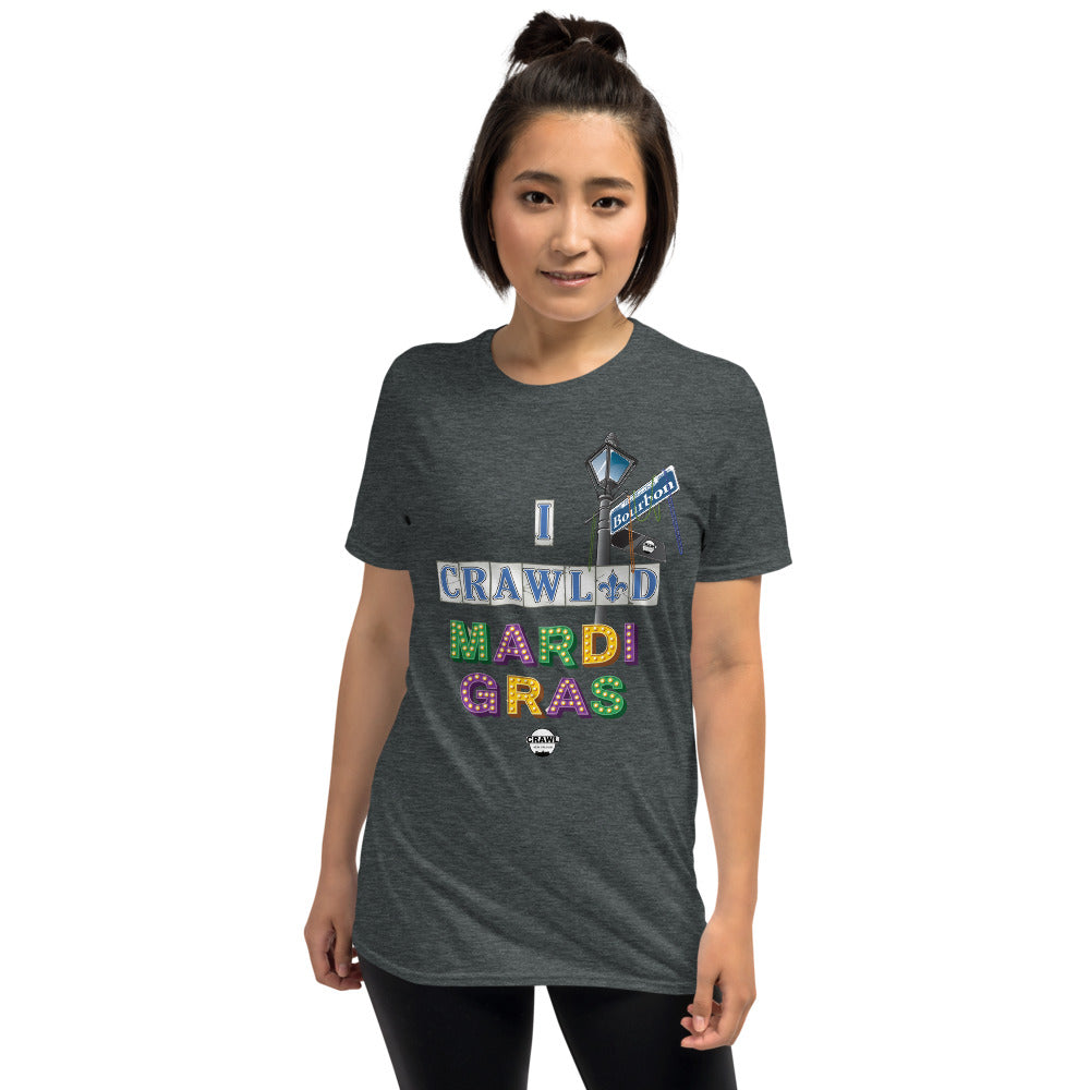 I Crawled MARDI GRAS Unisex T-Shirt