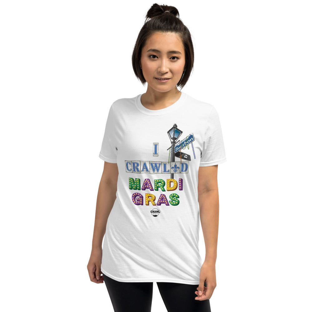 I Crawled MARDI GRAS Unisex T-Shirt